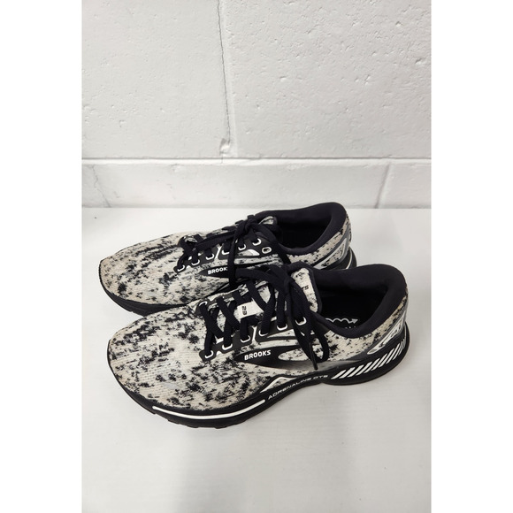Brooks Adrenaline GTS 23 Men's Running Shoes, Size 9.5, In Black/White/Gray - Picture 1 of 11